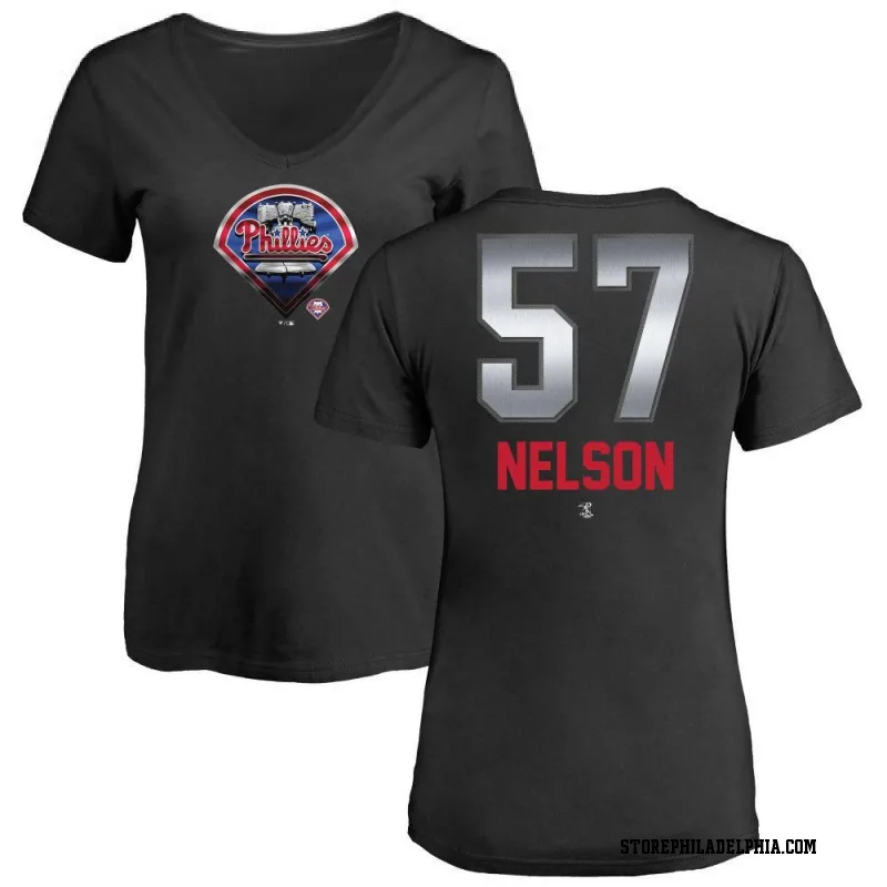 Men's Bryson Stott Philadelphia Phillies Midnight Mascot T-Shirt - Black
